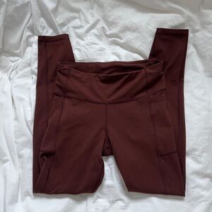 Gap Fit Brown Pocket Leggings